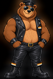 Big Bear Ride Share official mascot logo